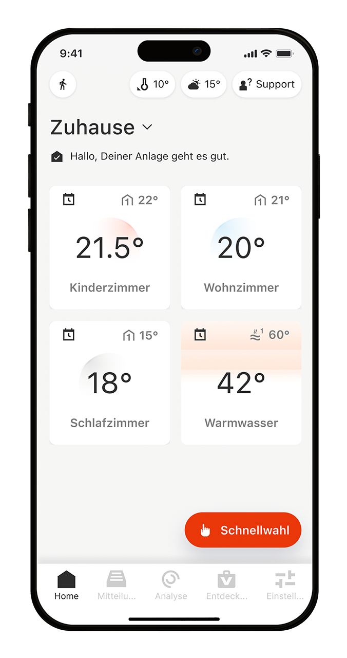 ViCare App_Zuhause_VSC